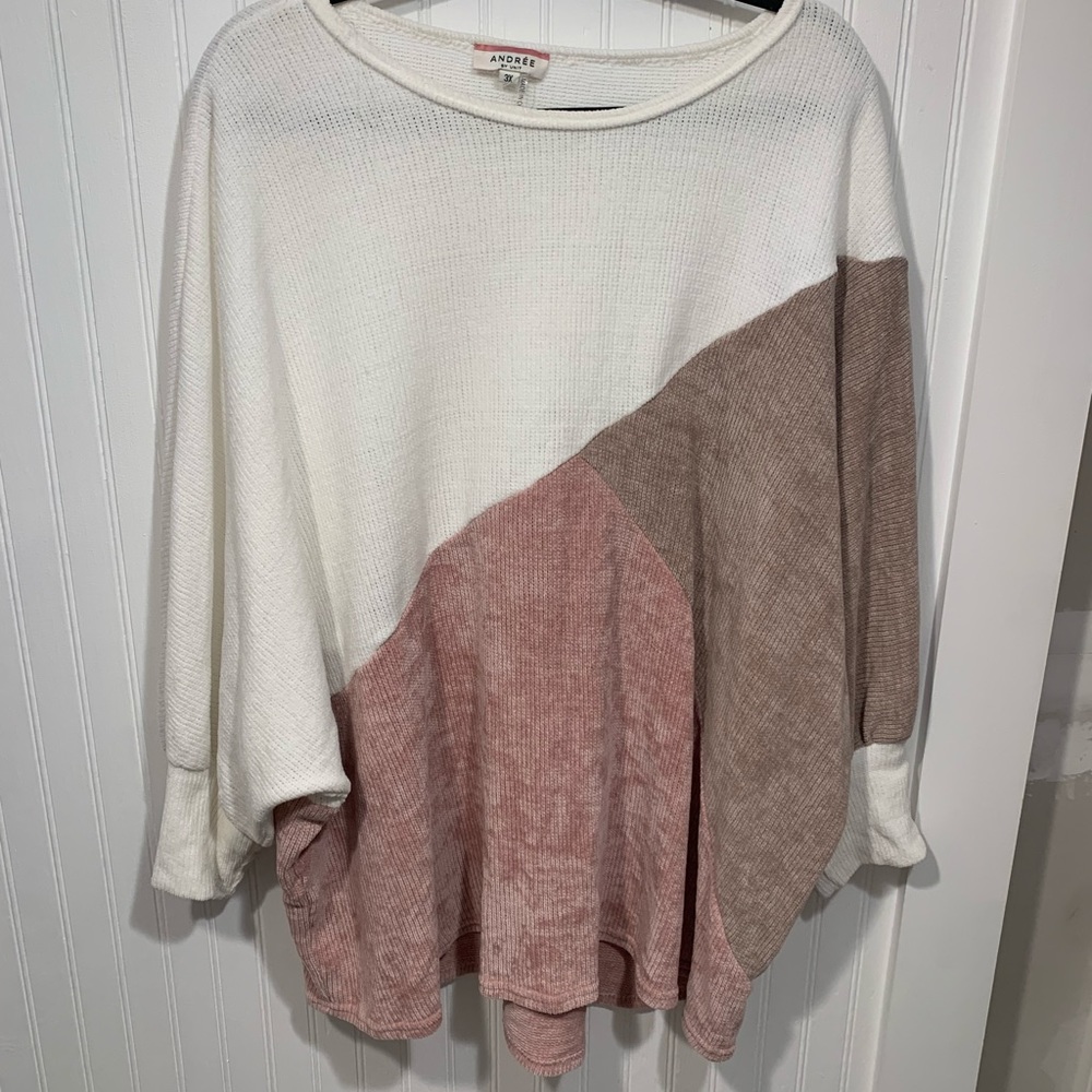 3XL Tri Color Sweater
